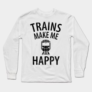 train railwayman trains driver Long Sleeve T-Shirt